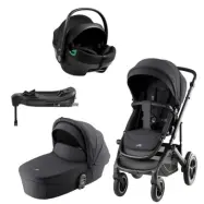 Britax Smile 5Z duovagn + Axkid GoKid babyskydd + isofixbas