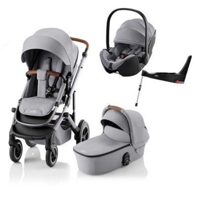 Britax Smile 5Z duovagn + baby-safe 5Z2 babyskydd + isofixbas