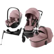 Britax Smile 5Z duovagn + Baby-Safe Pro babyskydd + Vario bas