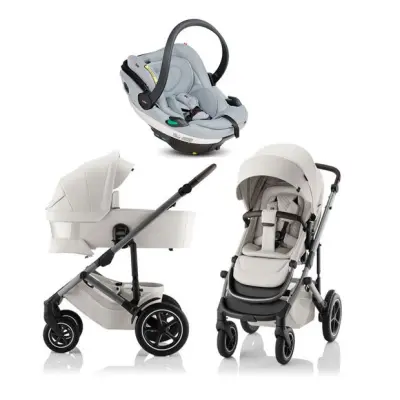 Britax Smile 5Z duovagn + BeSafe Go Beyond Babyskydd