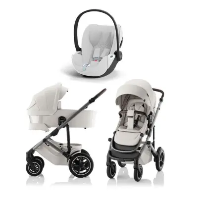 Britax Smile 5Z duovagn + Cybex Cloud T babyskydd