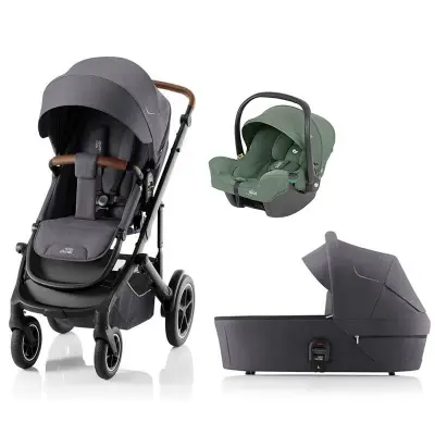 Britax Smile 5Z duovagn + Joie I-Snug 2 babyskydd