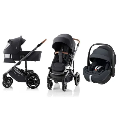 Britax Smile 5Z duovagn + Maxi-Cosi Pebble 360 Pro babyskydd