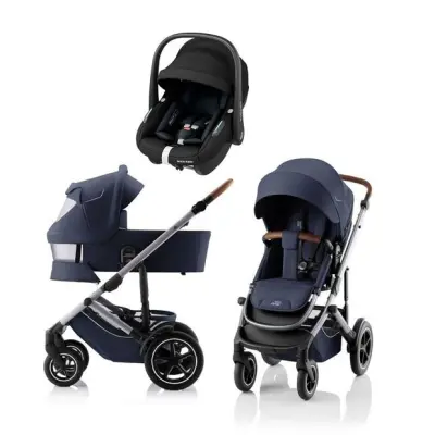 Britax Smile 5Z duovagn + Maxi-Cosi Pebble S babyskydd
