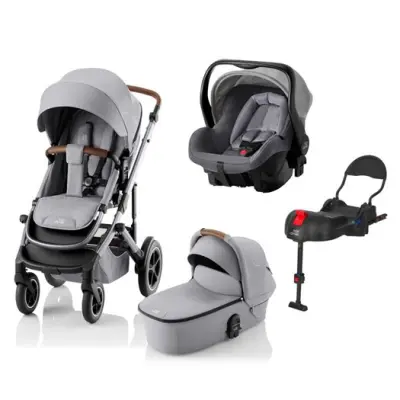 Britax Smile 5Z duovagn + Primo babyskydd + bas