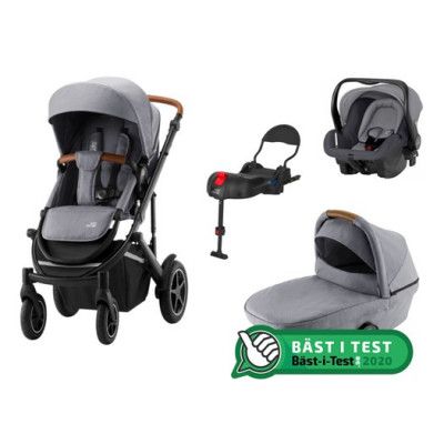 Britax Smile 3 duovagn + Primo babyskydd&bas