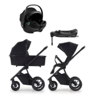 Crescent Prestige 2 Classic duovagn + Axkid GoKid babyskydd + isofixbas