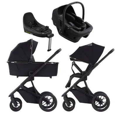 Crescent Prestige 2 Exclusive duovagn + Axkid Zero Pro babyskydd + isofixbas