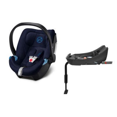 Cybex Aton 5 babyskydd + 2-fix bas till bilen, valfri färg