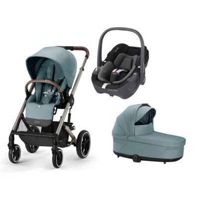 Cybex Balios S Lux duovagn + Maxi-Cosi Pebble 360 babyskydd