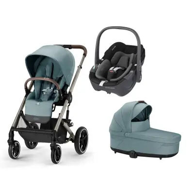 Cybex Balios S Lux duovagn + Maxi-Cosi Pebble 360 babyskydd