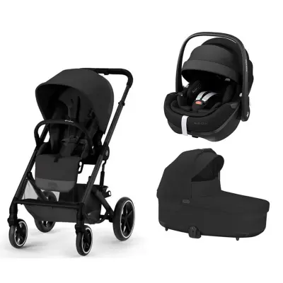 Cybex Balios S Lux duovagn + Maxi-Cosi Pebble 360 Pro babyskydd