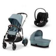 Cybex e-Gazelle S duovagn + Cloud G babyskydd