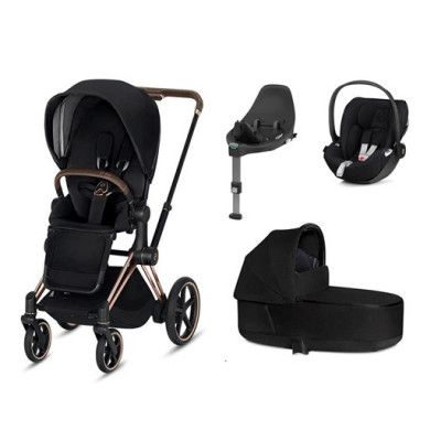 Cybex ePriam duovagn 2021 + Cloud Z babyskydd + isofix, valfri färg
