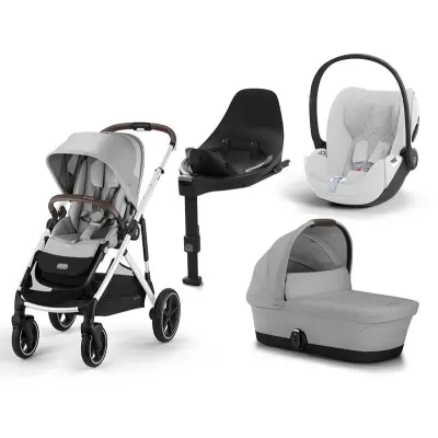 Cybex Gazelle S duovagn + Cybex Cloud T babyskydd i-Size med isofixbas