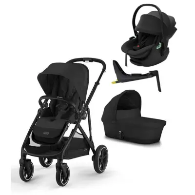 Cybex Gazelle S duovagn + Maple babyskydd + Alfi isofixbas