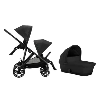 Cybex Gazelle S syskonvagn, Moon Black