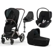 Cybex Priam duovagn 2022 med Cloud Z babyskydd&bas