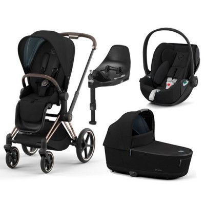 Cybex Priam duovagn 2022 med Cloud Z2 babyskydd&bas