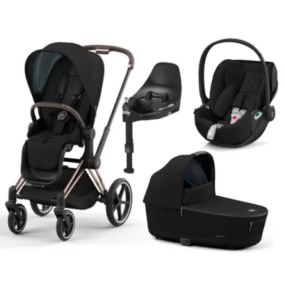 Cybex Priam duovagn 2022 med Cloud Z2 babyskydd&bas