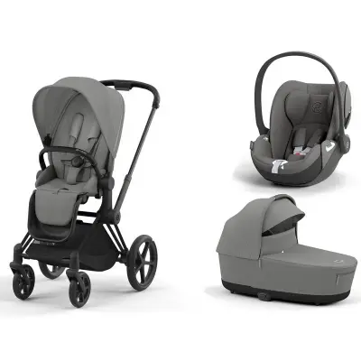 Cybex Priam duovagn med Cloud T babyskydd