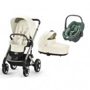 Cybex Talos S Lux duovagn + Maxi-Cosi Pebble 360 babyskydd