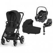 Cybex Talos S Lux duovagn + Pebble 360 babyskydd + bas