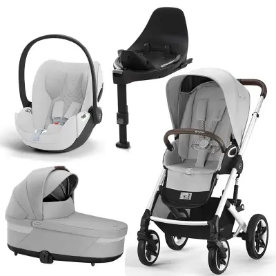 Cybex Talos S Lux duovagn + Cloud T babyskydd + bas