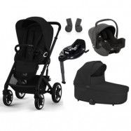 Cybex Talos S Lux duovagn 2023 + Joie i-Snug 2 babyskydd + isofixbas