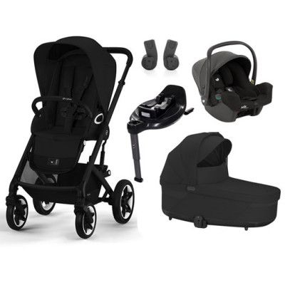 Cybex Talos S Lux duovagn + Joie i-Snug 2 babyskydd + isofixbas