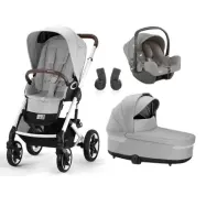 Cybex Talos S Lux duovagn + Joie I-Snug 2 babyskydd