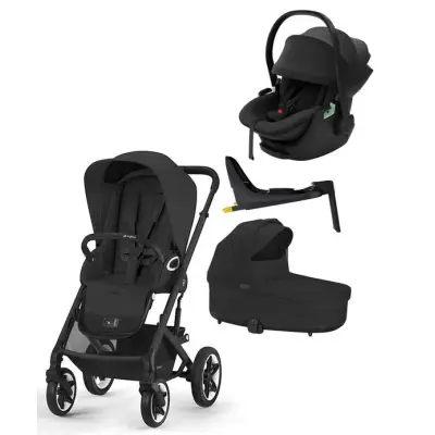 Cybex Talos S Lux duovagn + Maple babyskydd + Alfi isofixbas