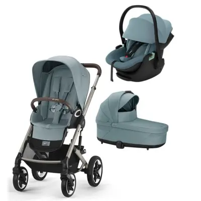 Cybex Talos S Lux duovagn + Maple babyskydd