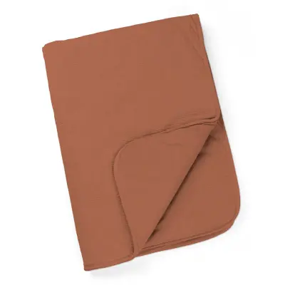 Doomoo vadderad filt, quilt terracotta