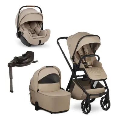 Easywalker Zoey Go duovagn + Nuna Arra Flex babyskydd + isofixbas