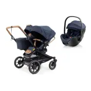 Emmaljunga Double Sento duovagn + Britax Römer Baby-Safe Pro babyskydd