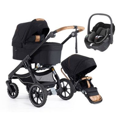 Emmaljunga NXT90 Ergo duovagn 2023 + Pebble 360 babyskydd