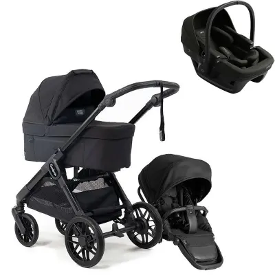 Emmaljunga Sento Max duovagn Ergo+ 2027 + Axkid Zero Pro babyskydd