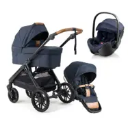 Emmaljunga Sento Max duovagn Ergo+ 2027 + Britax Römer Baby-Safe Pro babyskydd