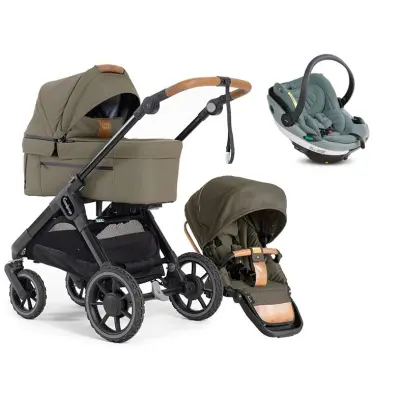 Emmaljunga SentoMax Outdoor duovagn Ergo+ Go Beyond babyskydd