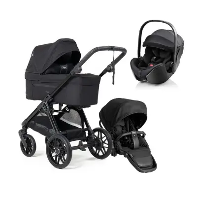 Emmaljunga Sento Pro duovagn Ergo+ 2026 + Baby-Safe pro babyskydd