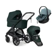 Emmaljunga Sento Pro duovagn Ergo+ 2026 + Thule Maple babyskydd