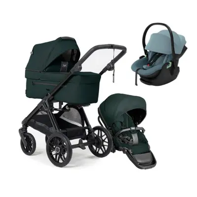 Emmaljunga Sento Pro duovagn Ergo+ 2026 + Thule Maple babyskydd