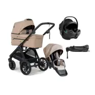 Emmaljunga Sento Pro duovagn Flat+ 2026 + Axkid GoKid babyskydd + bas