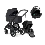 Emmaljunga Sento Pro duovagn Flat+ 2026 + Axkid GoKid babyskydd