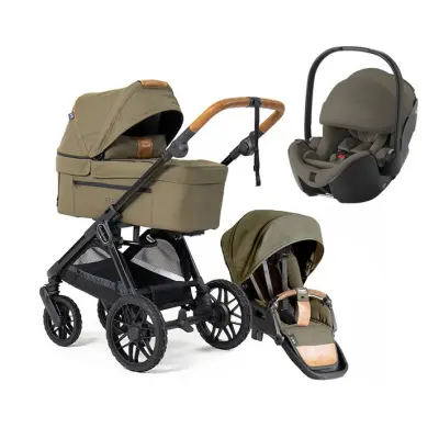 Emmaljunga Sento Pro duovagn Flat+ 2026 + Baby-Safe Pro babyskydd