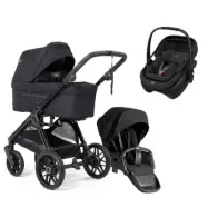 Emmaljunga Sento Pro duovagn Flat+ 2026 + Maxi-Cosi Coral Slide Pro babyskydd