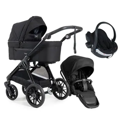 Emmaljunga Sento Pro duovagn Urban Ergo + izi go modular X2 babyskydd