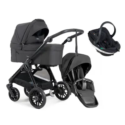 Emmaljunga Sento Urban duovagn Flat+ Go Beyond babyskydd