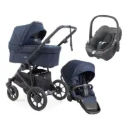 Emmaljunga Super Sonic duovagn + Maxi-Cosi Pebble 360 babyskydd